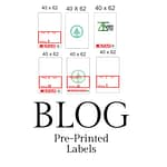 Pre-Printed Labels printing scale