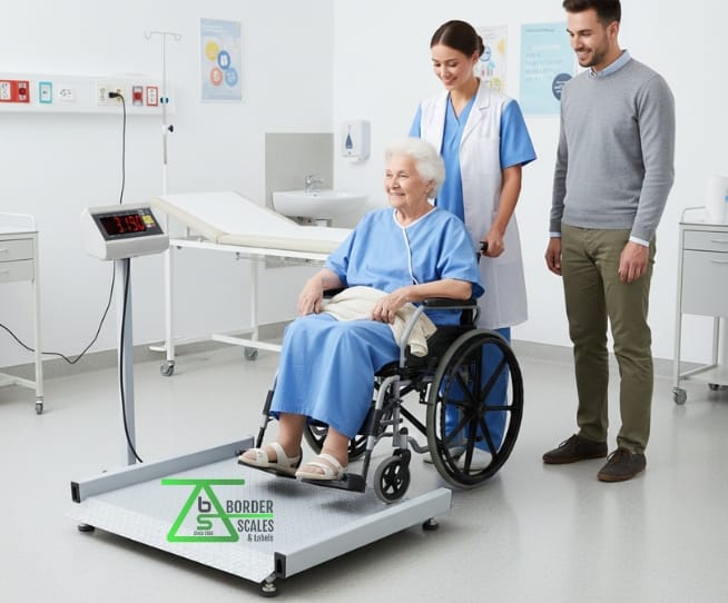 Micro T7E Wheel Chair Scale - Medical Scales
