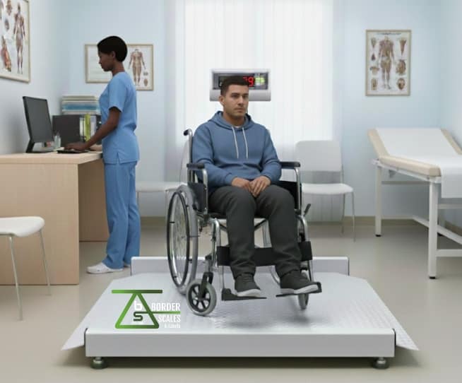 Micro T7E Wheel Chair Scale - Medical Scales