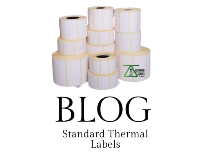 Label thermal standard for printing scale