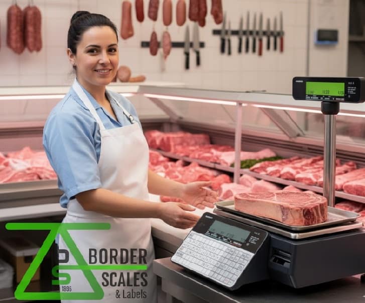 ISHIDA UNI 3 L2 LINERLESS BLACK RETAIL LABEL PRINTING SCALE